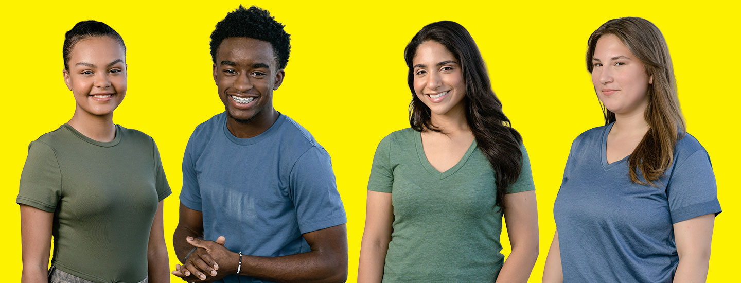 Image of four students